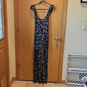 American Eagle Maxi Sundress with slits and built in shorts. Size Medium